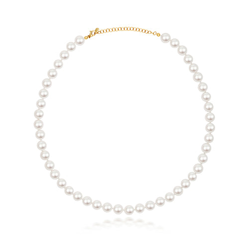 Freshwater Pearl Necklace – 9ct Yellow Gold with 8mm Pearls