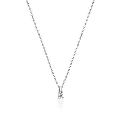 Natural Diamond 3-Claw Necklace